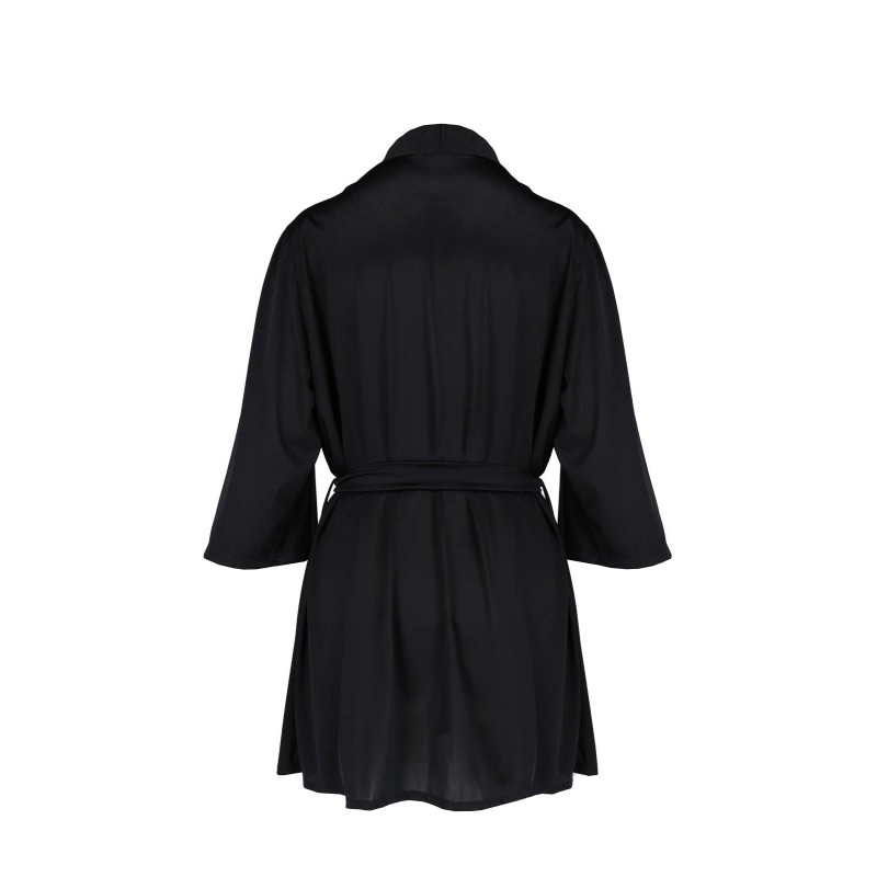 SYBILLA PEIGNOIR black S/M - Casmir